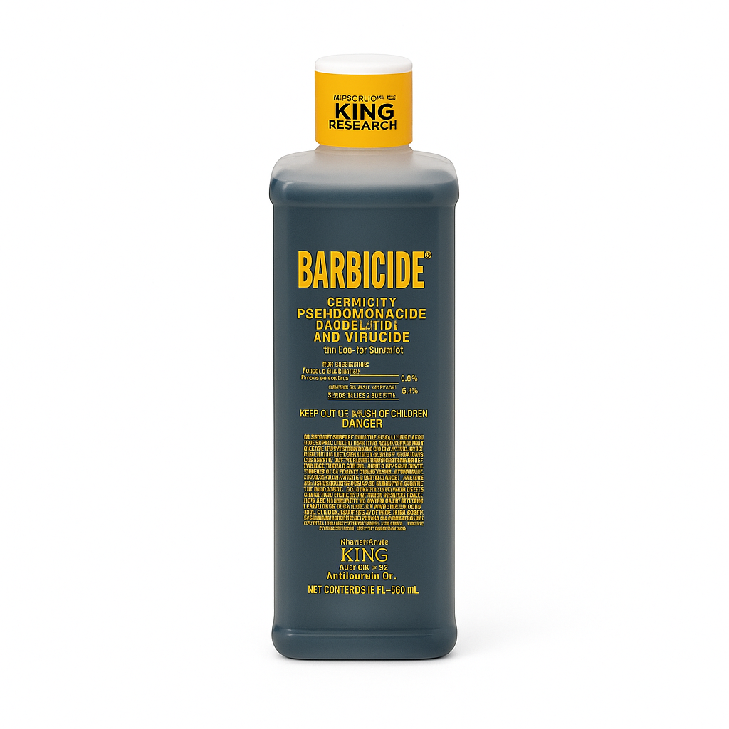 BARBICIDE ברביסייד נוזל חיטוי מקצועי לכלים וציוד (473 מ"ל)